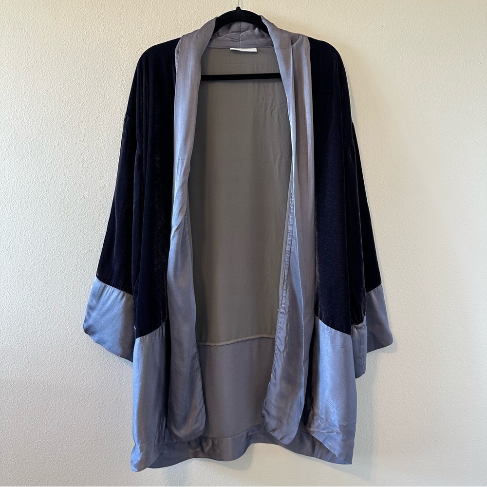 bryn Walker Black and Gray Cardigan